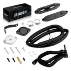 EGR Valve & Cooler Delete Kit For 2015-2016 6.7L Powerstroke Diesel Ford F250 F350 F450 F550 Diesel Block Off Plate(Upgraded, Black) | Aigor diesel