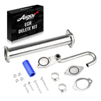 Aigor diesel EGR Valve & Cooler Delete Kit with Up-Pipe for 2003-2007 6.0L Powerstroke Ford F250 F350 F450 F550 E350 E450 Excursion Diesel