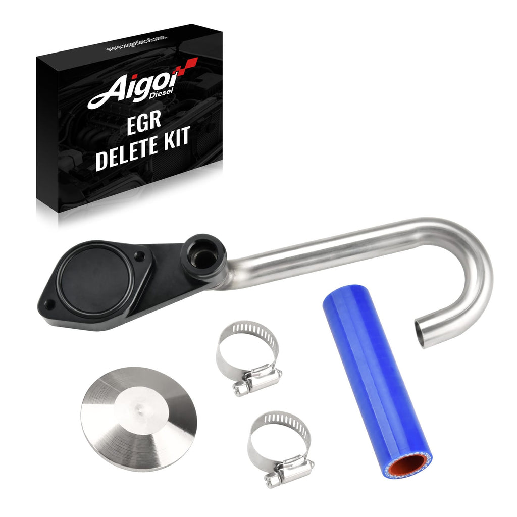 EGR Valve & Cooler Delete Kit 6.0L Powerstroke For 2003-2007 Ford F250 F350 F450 F550 Diesel Block Off Plate & Coolant Bypass