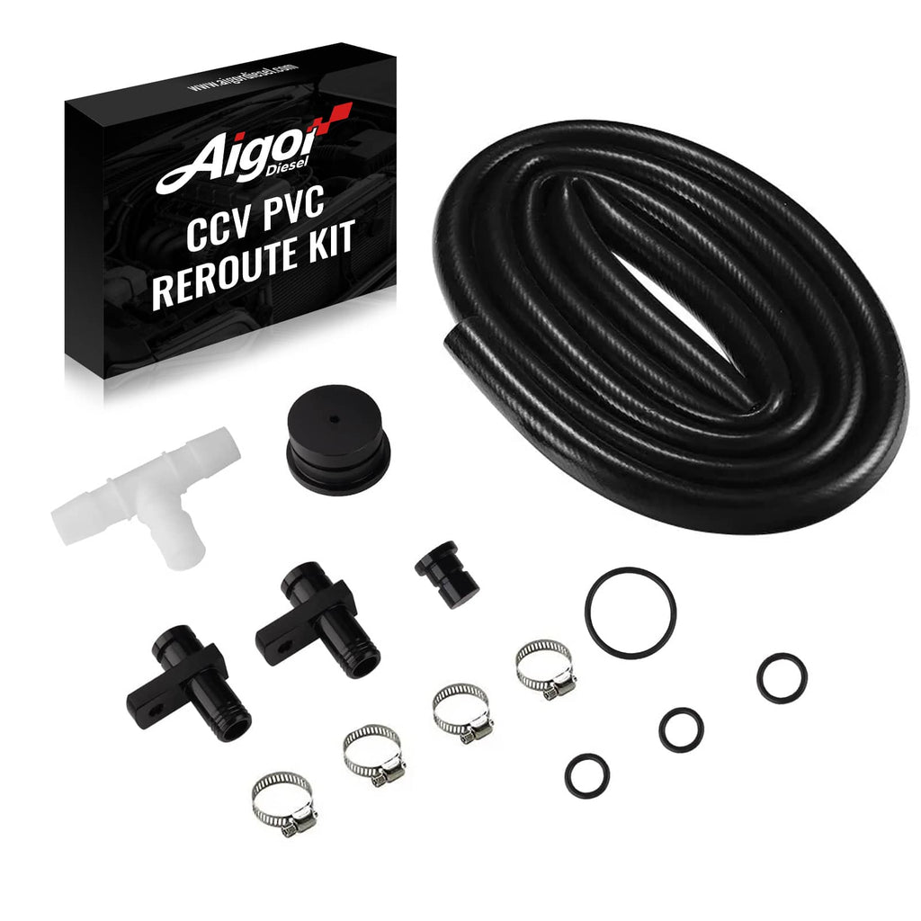 CCV PCV ReRoute Delete Kit For 6.6L Duramax 2004-2010 Chevy/GMC LLY LBZ LMM