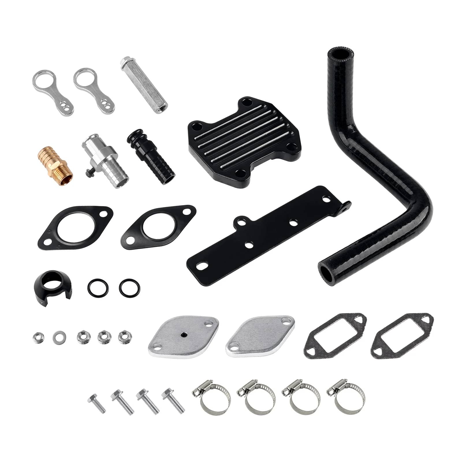 EGR Valve & Cooler Delete Kit For 2010-2024 6.7L Cummins Dodge Ram 2500 3500 Diesel with Block Off Plate & Coolant Bypass | Aigor diesel