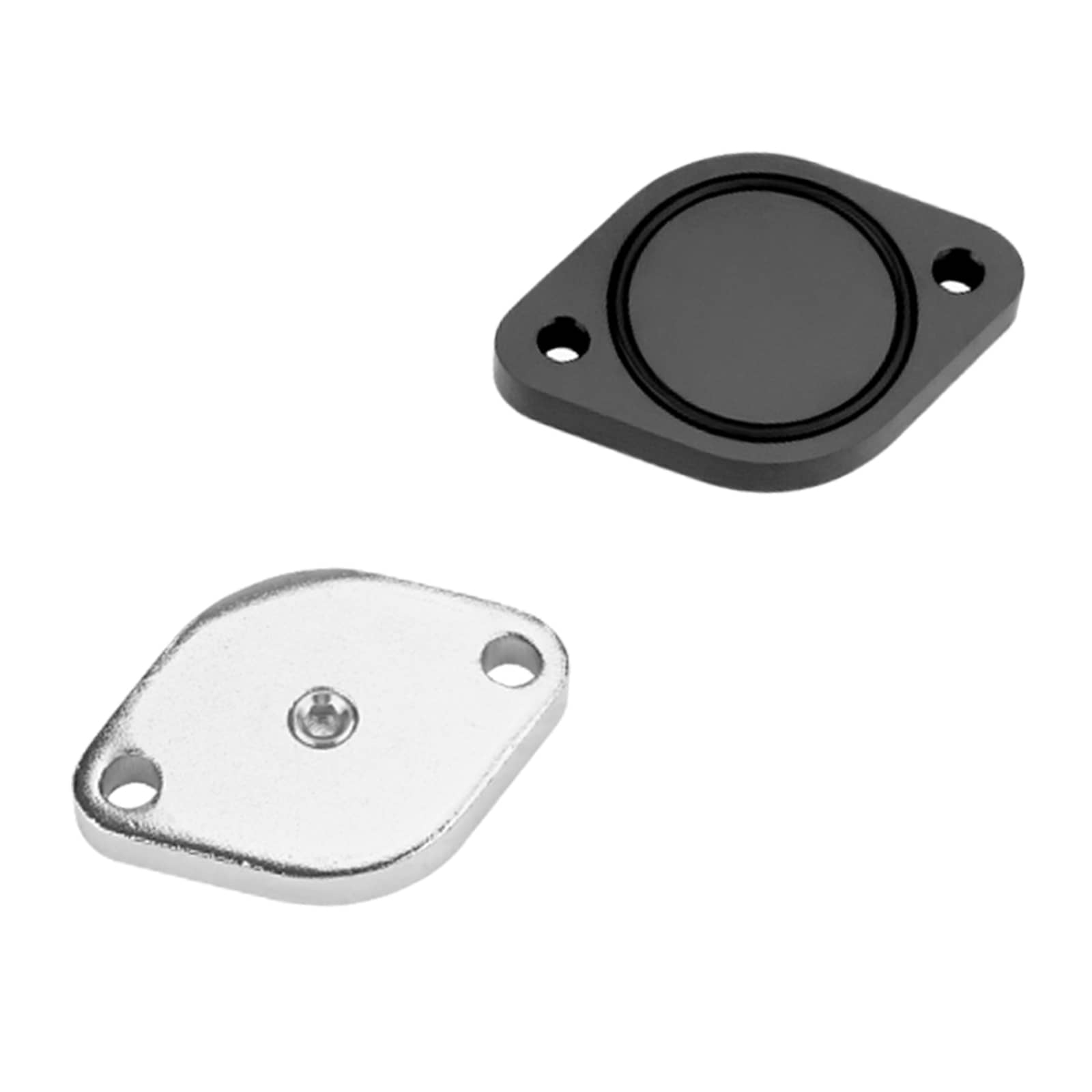 EGR Valve & Cooler Delete Kit For 2015-2016 6.7L Powerstroke Diesel Ford F250 F350 F450 F550 Diesel Block Off Plate(Upgraded, Black) | Aigor diesel