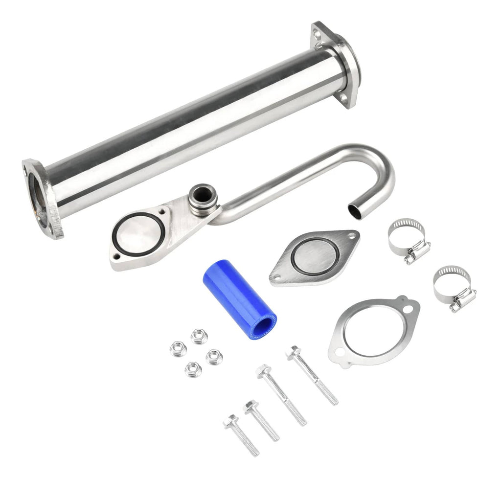 Aigor diesel EGR Valve & Cooler Delete Kit with Up-Pipe for 2003-2007 6.0L Powerstroke Ford F250 F350 F450 F550 E350 E450 Excursion Diesel