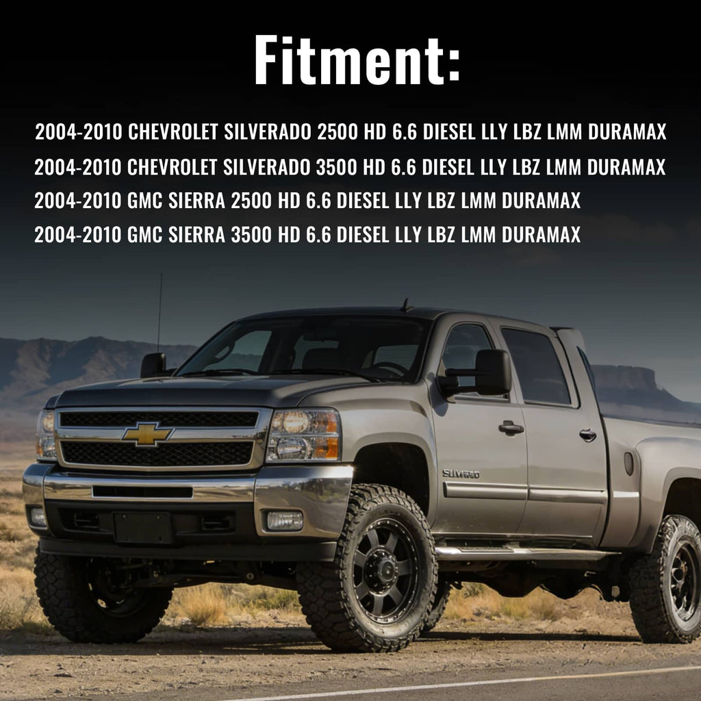 CCV PCV ReRoute Delete Kit For 6.6L Duramax 2004-2010 Chevy/GMC LLY LBZ LMM