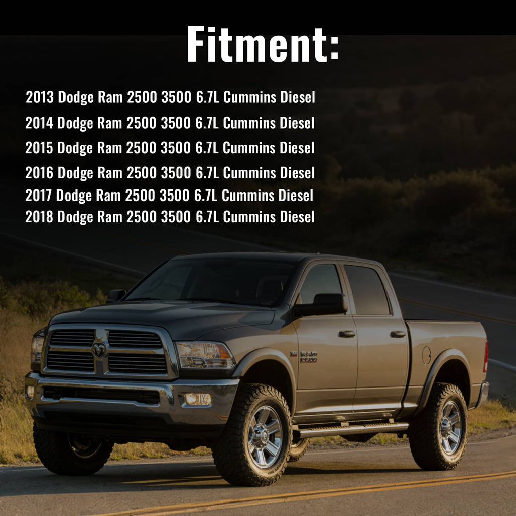 EGR Valve & Cooler Delete Kit For 2010-2024 6.7L Cummins Dodge Ram 2500 3500 Diesel with Block Off Plate & Coolant Bypass | Aigor diesel